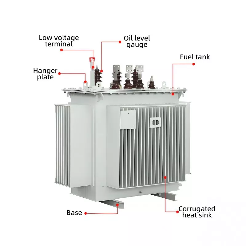 11KV Input 0.4KV Output Tiga fasa Minyak Rendam Transformer